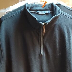 Nautica Men's Dark Zip-Up Sweater